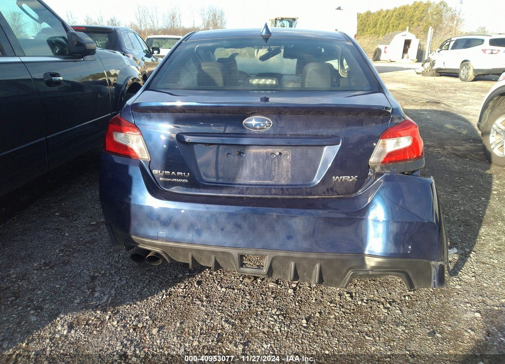 2018 SUBARU WRX PREMIUM VIN: JF1VA1B68J9830660
