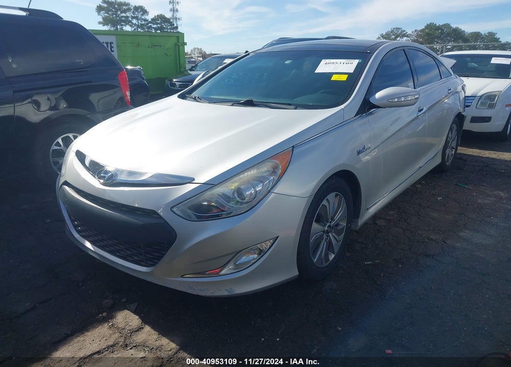 2015 HYUNDAI SONATA HYBRID LIMITED VIN: KMHEC4A46FA129543