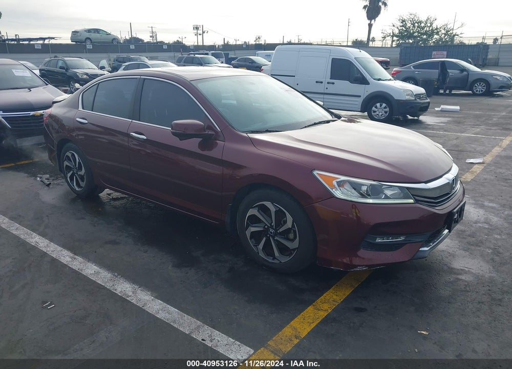 2016 HONDA ACCORD EX-L VIN: 1HGCR2F83GA003458
