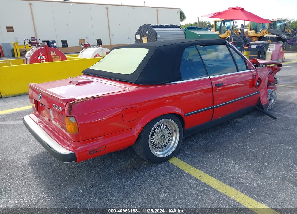 1989 BMW 325 I VIN: WBABB1308KEC00098