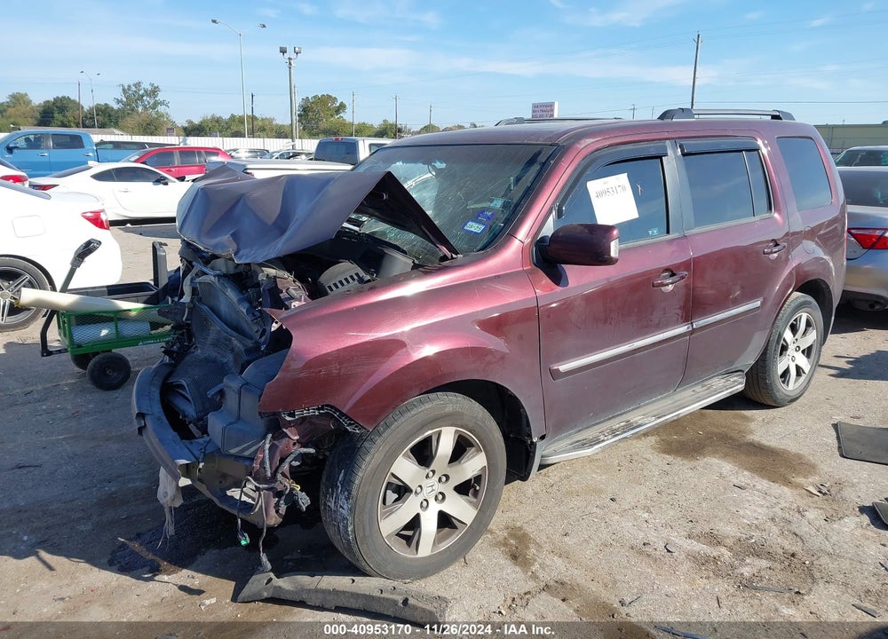 2012 HONDA PILOT TOURING VIN: 5FNYF3H97CB006647