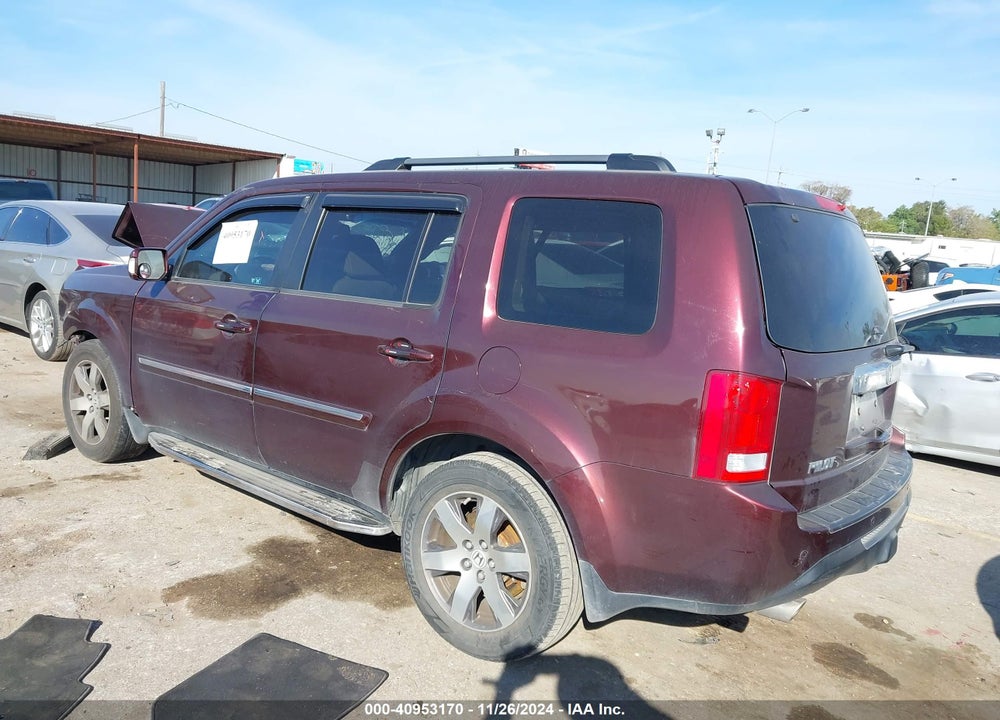 2012 HONDA PILOT TOURING VIN: 5FNYF3H97CB006647
