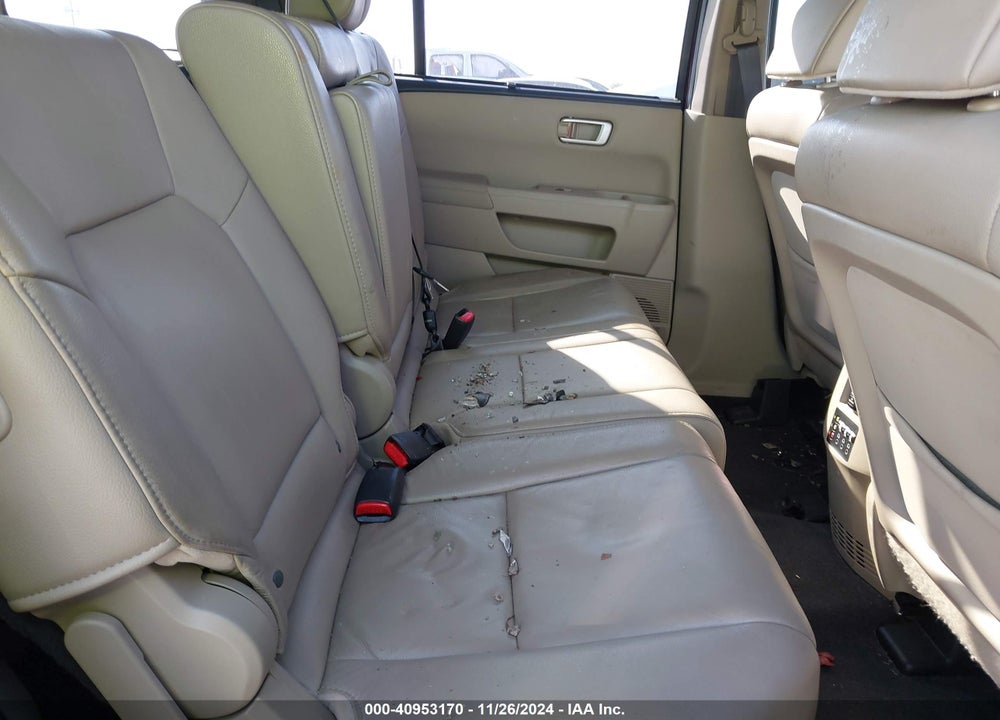 2012 HONDA PILOT TOURING VIN: 5FNYF3H97CB006647