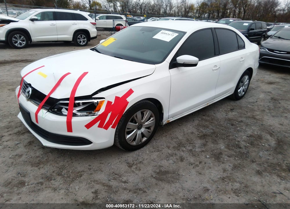 2011 VOLKSWAGEN JETTA 2.5L SE VIN: 3VWDZ7AJ2BM301387