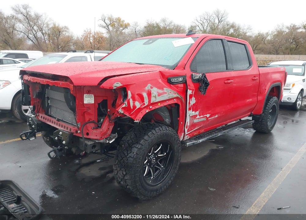 2022 GMC SIERRA 1500 4WD SHORT BOX ELEVATION WITH 3SB VIN: 3GTUUCED6NG646245