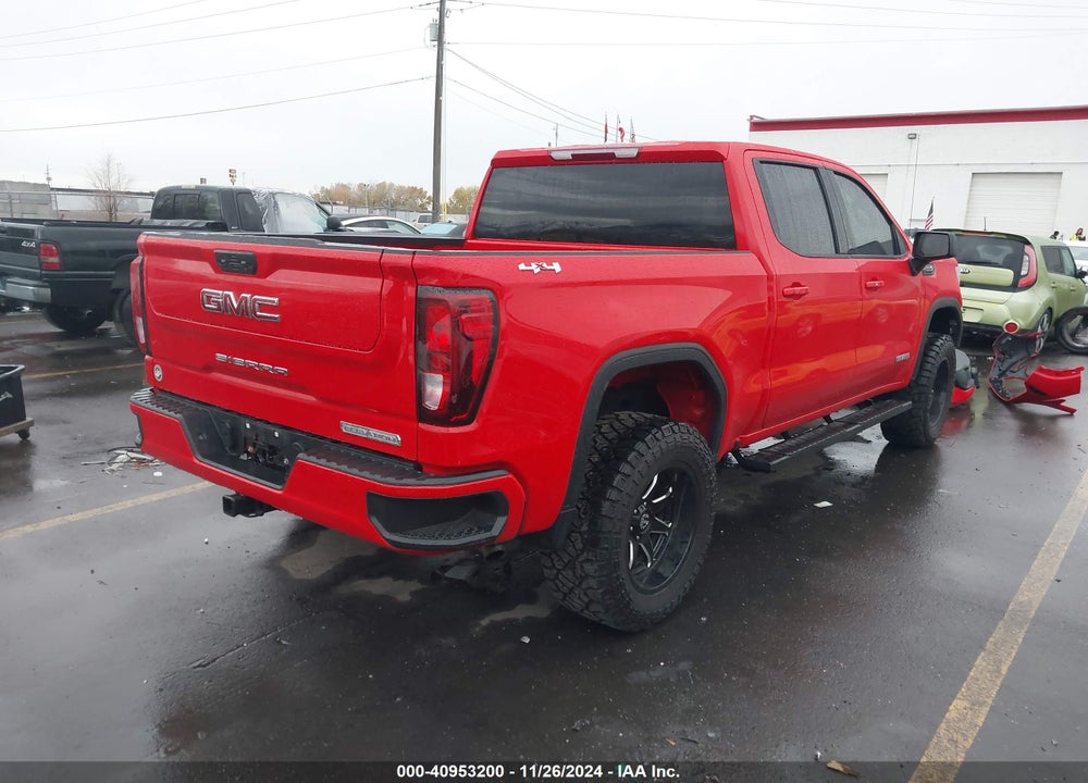 2022 GMC SIERRA 1500 4WD SHORT BOX ELEVATION WITH 3SB VIN: 3GTUUCED6NG646245