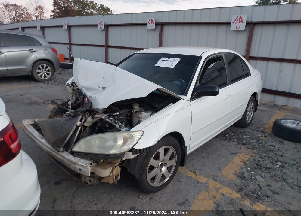 2004 HONDA CIVIC LX VIN: 2HGES16524H553731