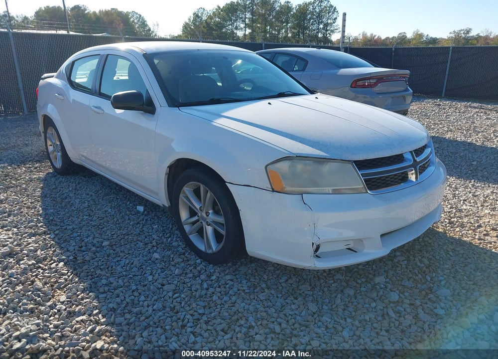 2013 DODGE AVENGER SE V6 VIN: 1C3CDZAG5DN509189