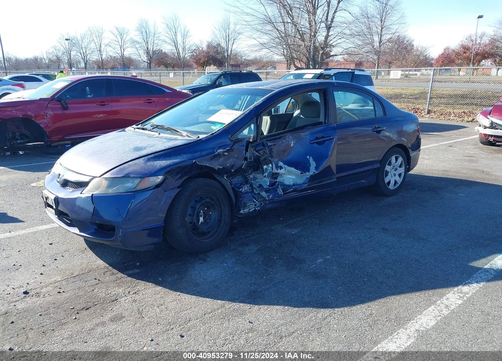 2010 HONDA CIVIC LX VIN: 2HGFA1F57AH546230