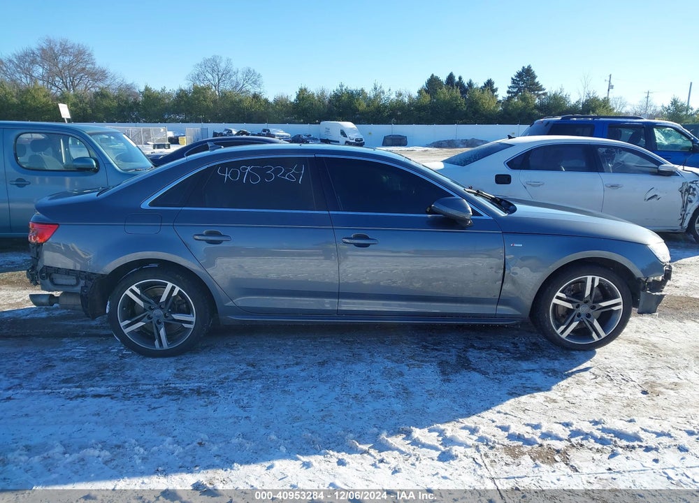 2017 AUDI A4 2.0T PREMIUM VIN: WAUENAF43HN063550