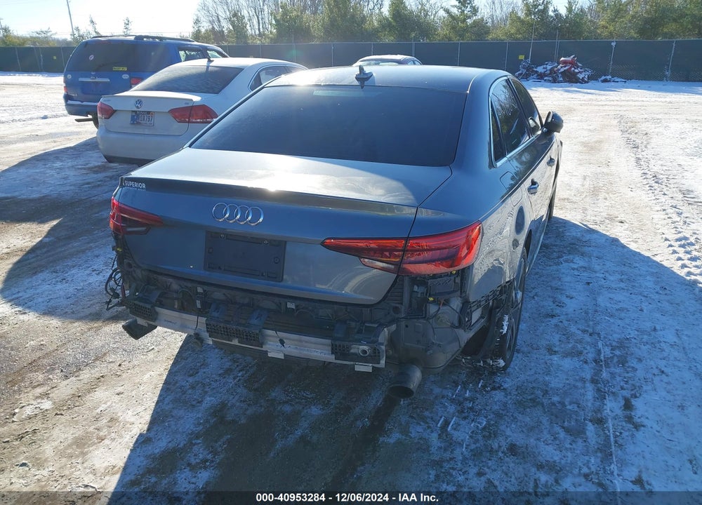 2017 AUDI A4 2.0T PREMIUM VIN: WAUENAF43HN063550