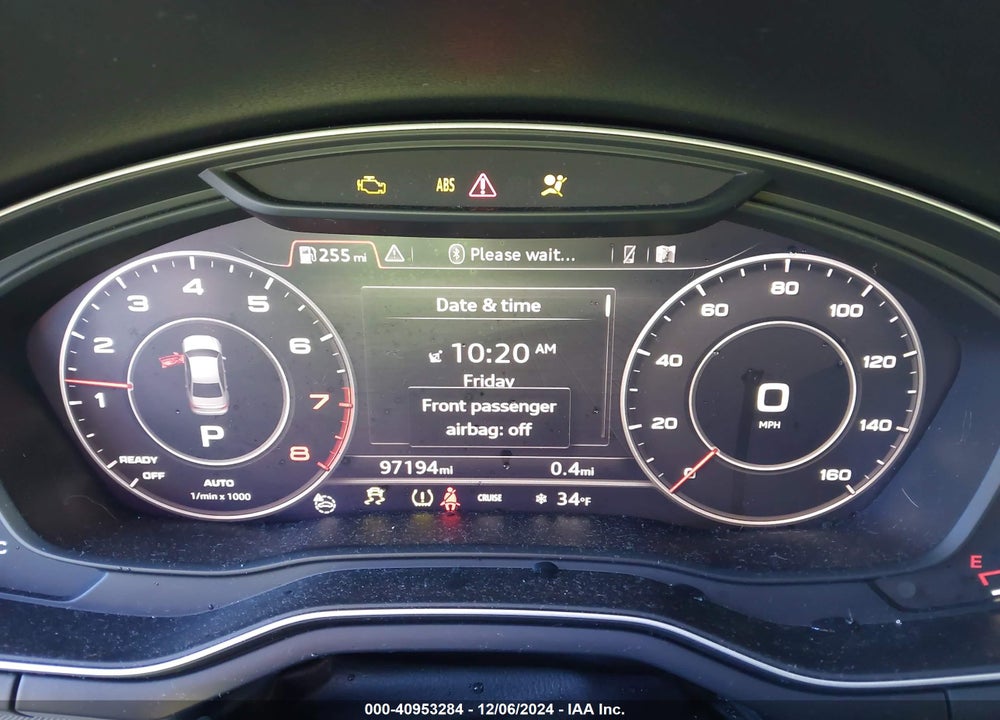 2017 AUDI A4 2.0T PREMIUM VIN: WAUENAF43HN063550