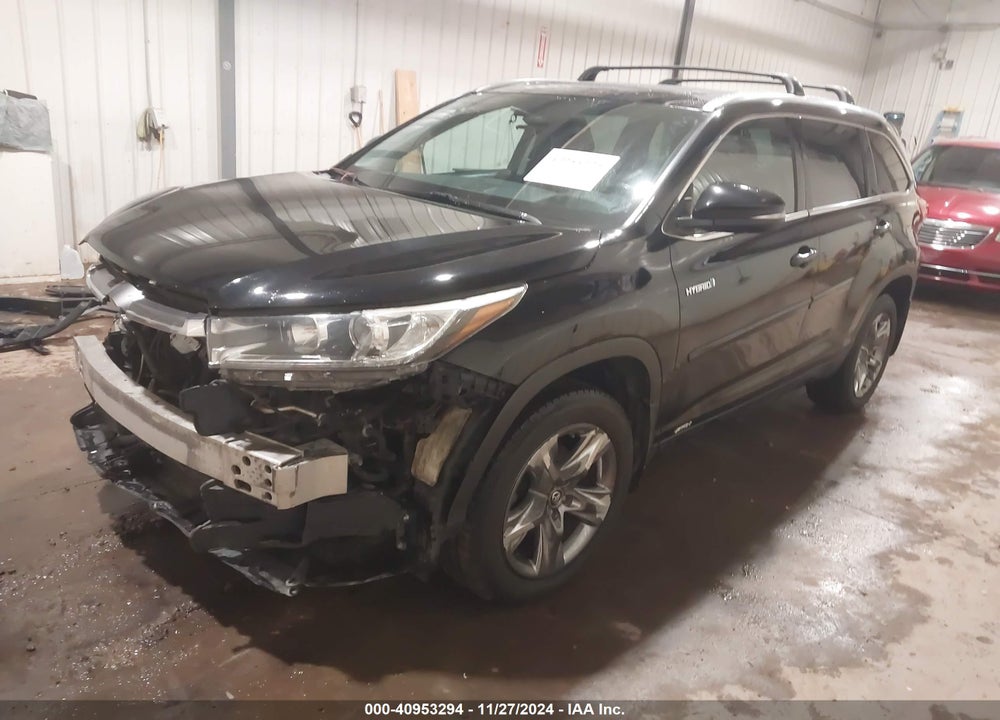 2017 TOYOTA HIGHLANDER HYBRID LIMITED PLATINUM VIN: 5TDDGRFH8HS031312