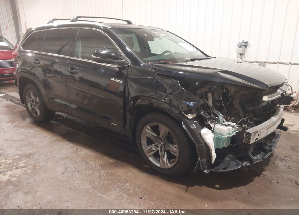 2017 TOYOTA HIGHLANDER HYBRID LIMITED PLATINUM VIN: 5TDDGRFH8HS031312