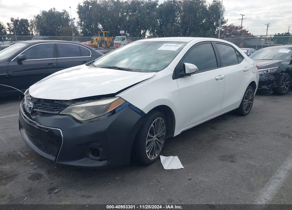 2016 TOYOTA COROLLA ECO/ECO VIN: 5YFBURHE9GP492805