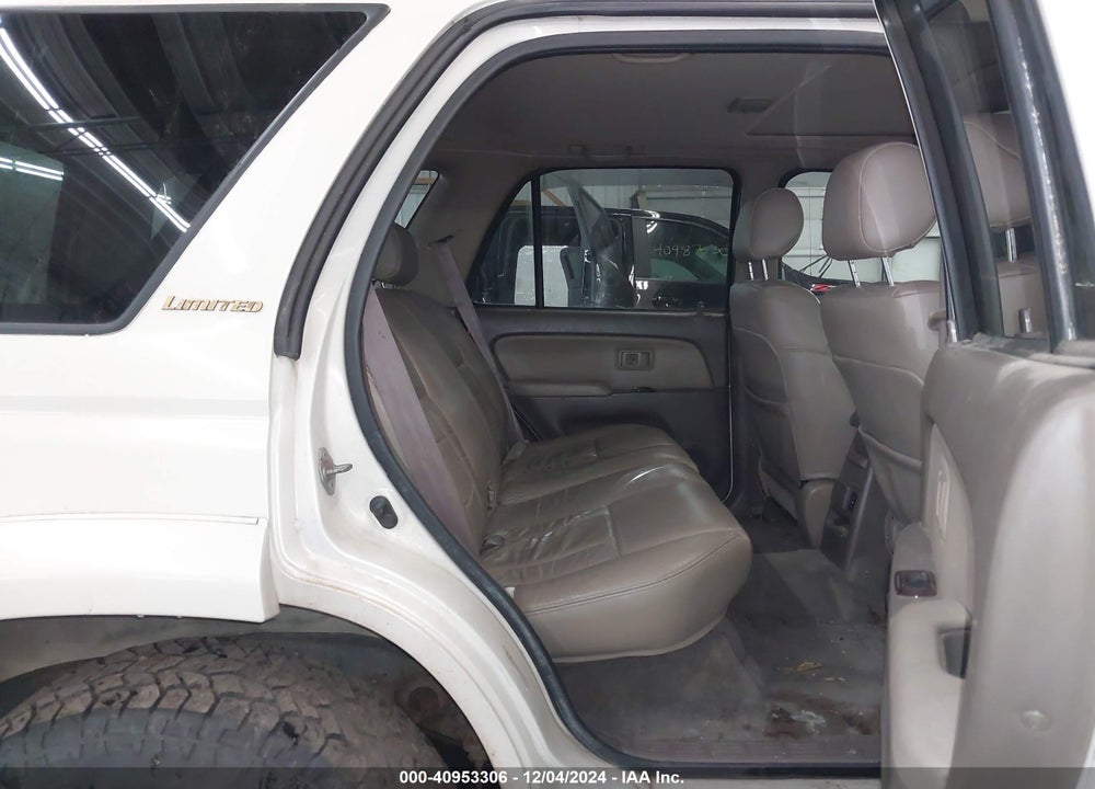 2002 TOYOTA 4RUNNER LIMITED V6 VIN: JT3HN87R529078509