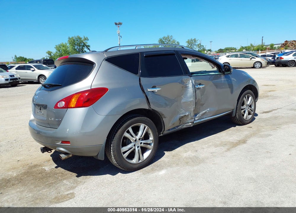 2009 NISSAN MURANO VIN: JN8AZ18W39W123251