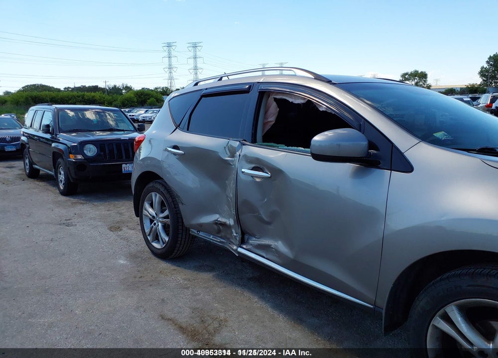 2009 NISSAN MURANO VIN: JN8AZ18W39W123251