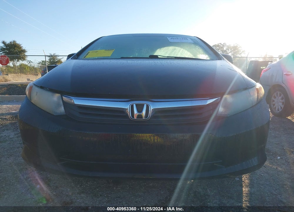 2012 HONDA CIVIC LX VIN: 2HGFB2F57CH308979