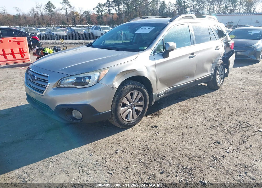 2016 SUBARU OUTBACK 2.5I PREMIUM VIN: 4S4BSAFC3G3308830