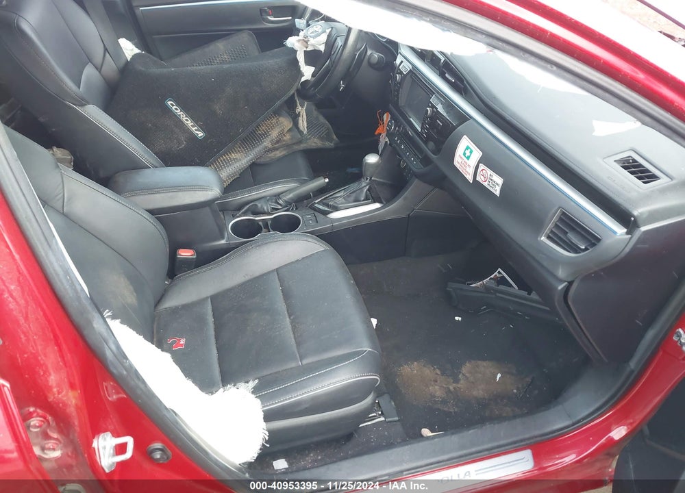 2016 TOYOTA COROLLA S PREMIUM VIN: 2T1BURHE0GC614760