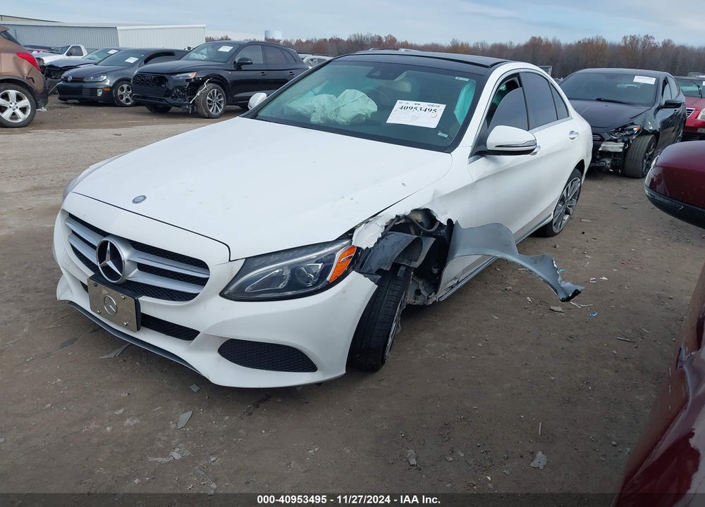 2017 MERCEDES-BENZ C CLASS VIN: WDDWF4KB0HR226616