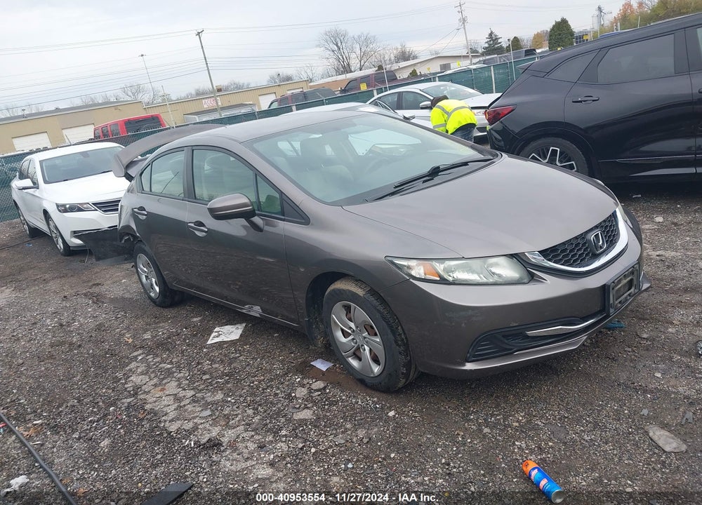 2014 HONDA CIVIC LX VIN: 19XFB2F57EE052839