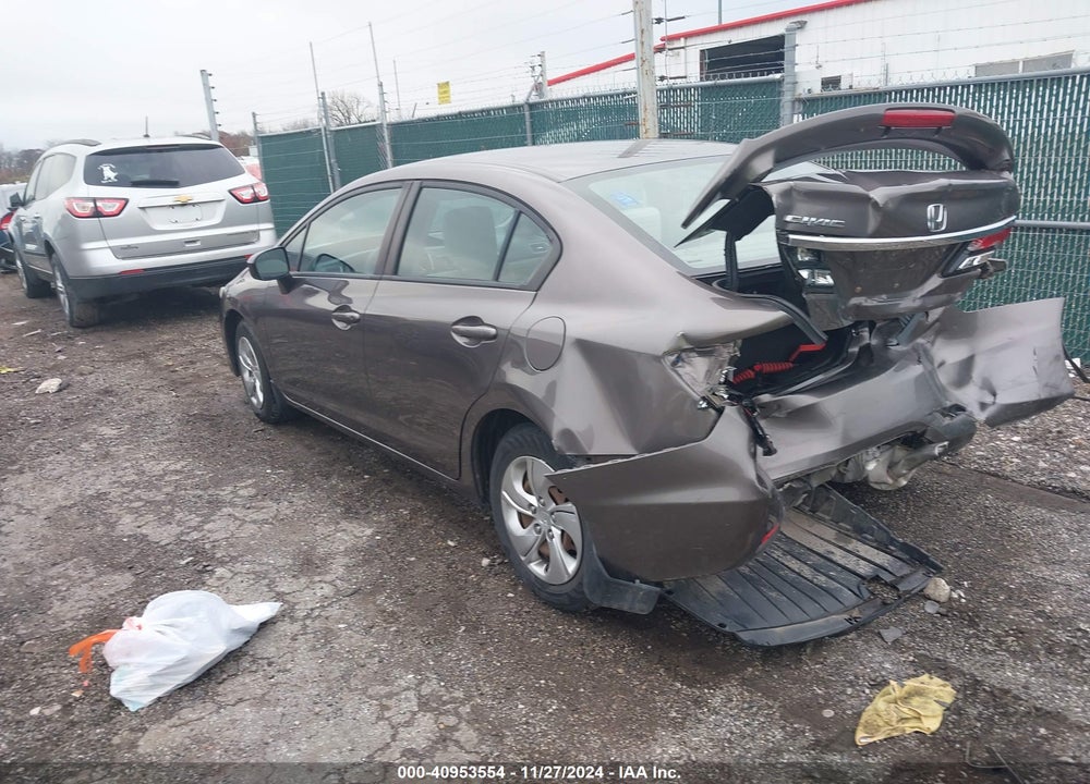 2014 HONDA CIVIC LX VIN: 19XFB2F57EE052839