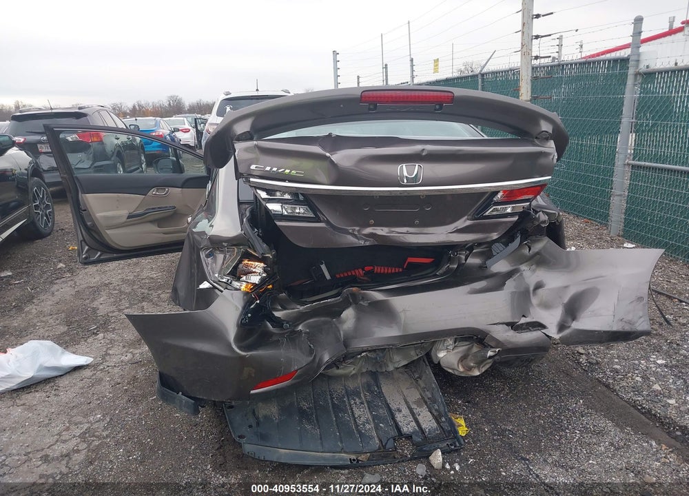 2014 HONDA CIVIC LX VIN: 19XFB2F57EE052839