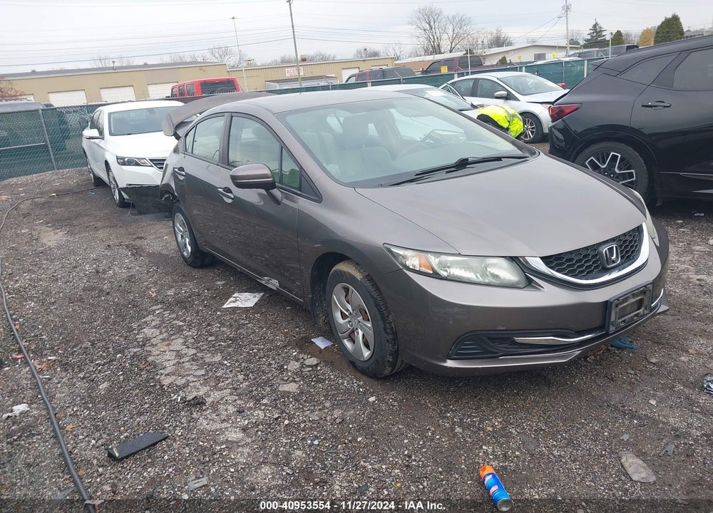 2014 HONDA CIVIC LX VIN: 19XFB2F57EE052839