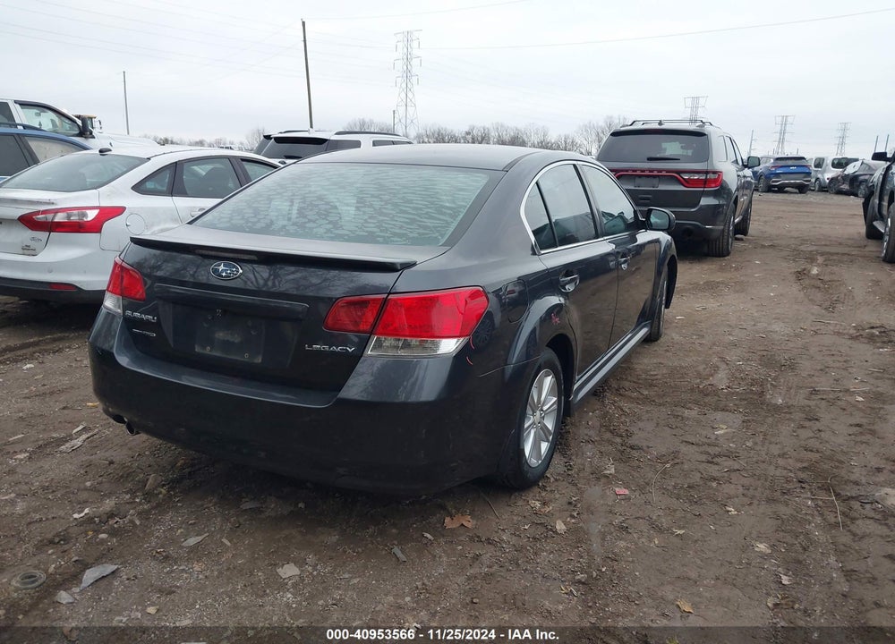 2011 SUBARU LEGACY VIN: 4S3BMCC67B3221420