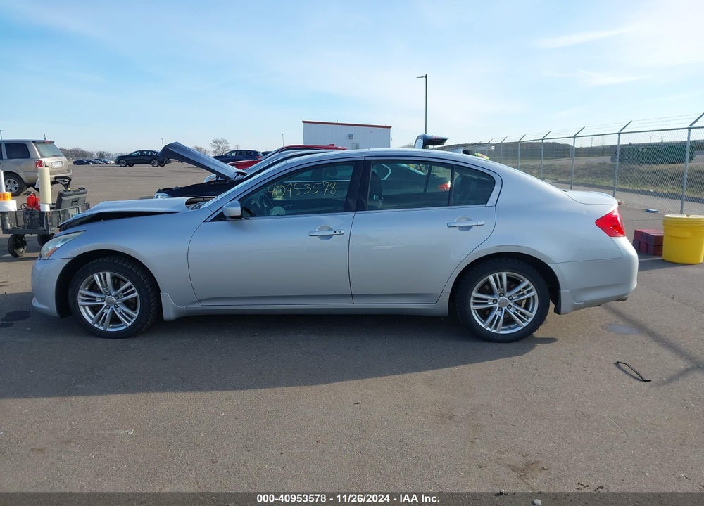 2013 INFINITI G37X VIN: JN1CV6ARXDM354544