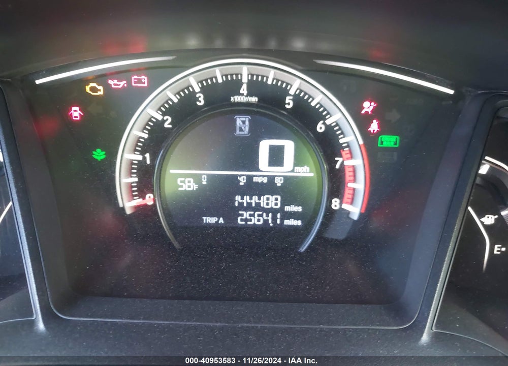 2016 HONDA CIVIC VIN: 2HGFC2F58GH569394