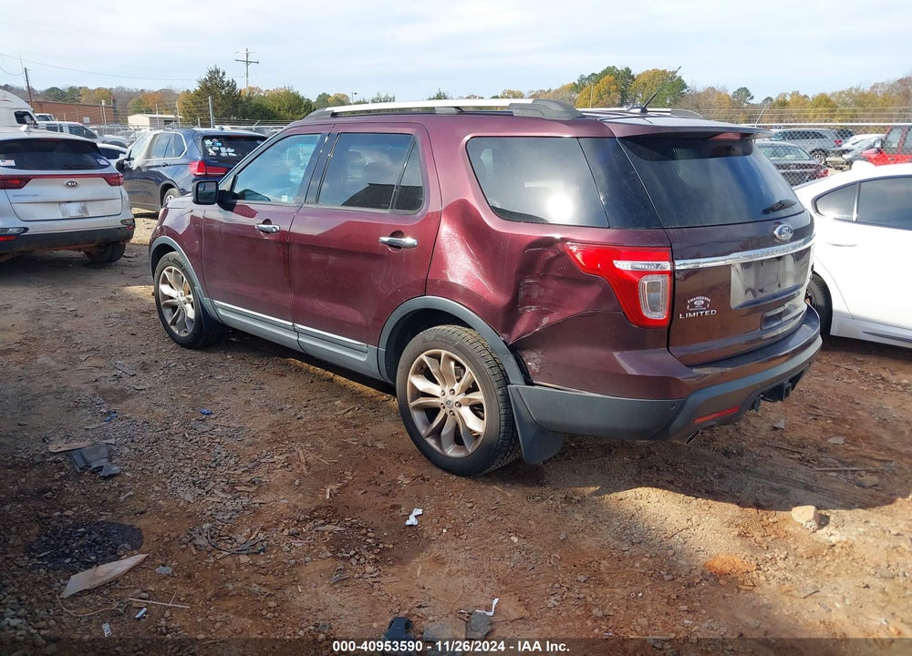 2011 FORD EXPLORER LIMITED VIN: 1FMHK8F80BGA13913