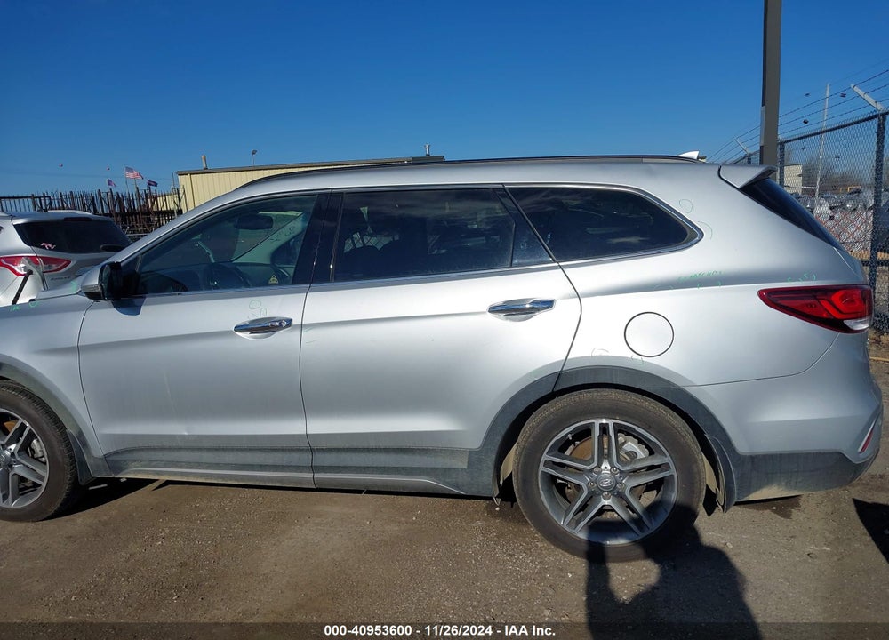 2017 HYUNDAI SANTA FE LIMITED ULTIMATE VIN: KM8SRDHF0HU222312