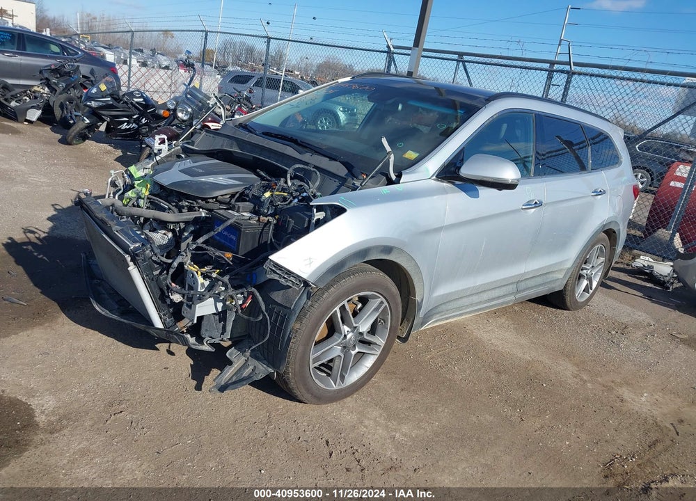 2017 HYUNDAI SANTA FE LIMITED ULTIMATE VIN: KM8SRDHF0HU222312