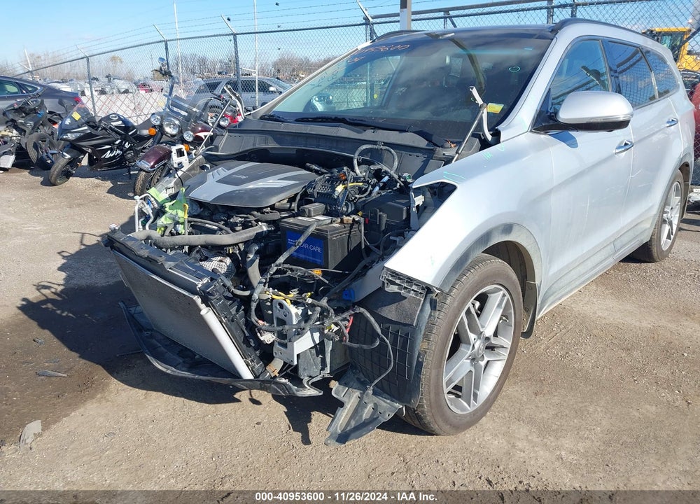2017 HYUNDAI SANTA FE LIMITED ULTIMATE VIN: KM8SRDHF0HU222312