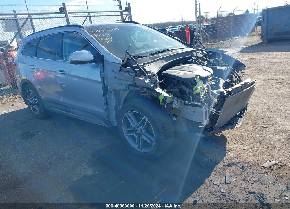 2017 HYUNDAI SANTA FE LIMITED ULTIMATE VIN: KM8SRDHF0HU222312