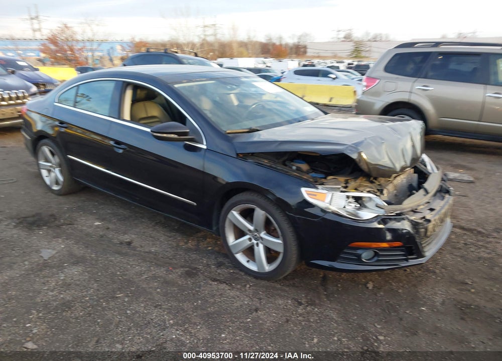 2012 VOLKSWAGEN CC LUX PLUS VIN: WVWHP7ANXCE538410