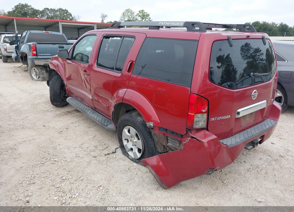 2006 NISSAN PATHFINDER SE VIN: 5N1AR18U66C629188
