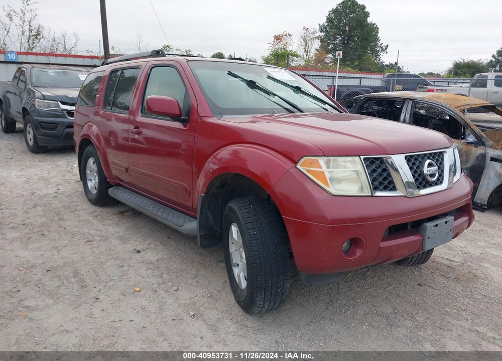 2006 NISSAN PATHFINDER SE VIN: 5N1AR18U66C629188