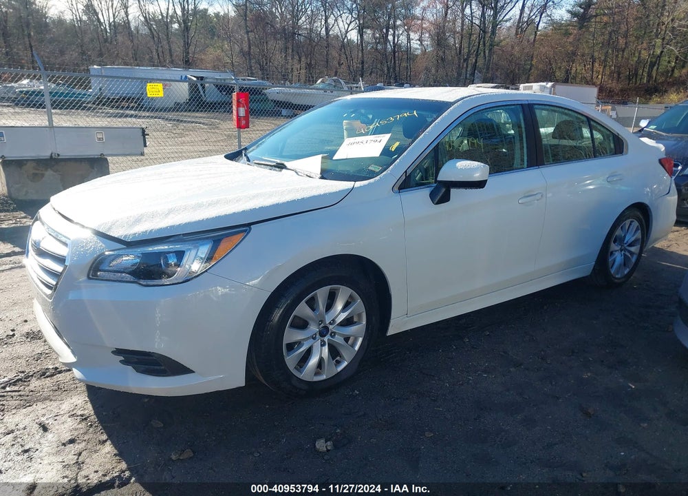 2016 SUBARU LEGACY 2.5I PREMIUM VIN: 4S3BNAC60G3021455