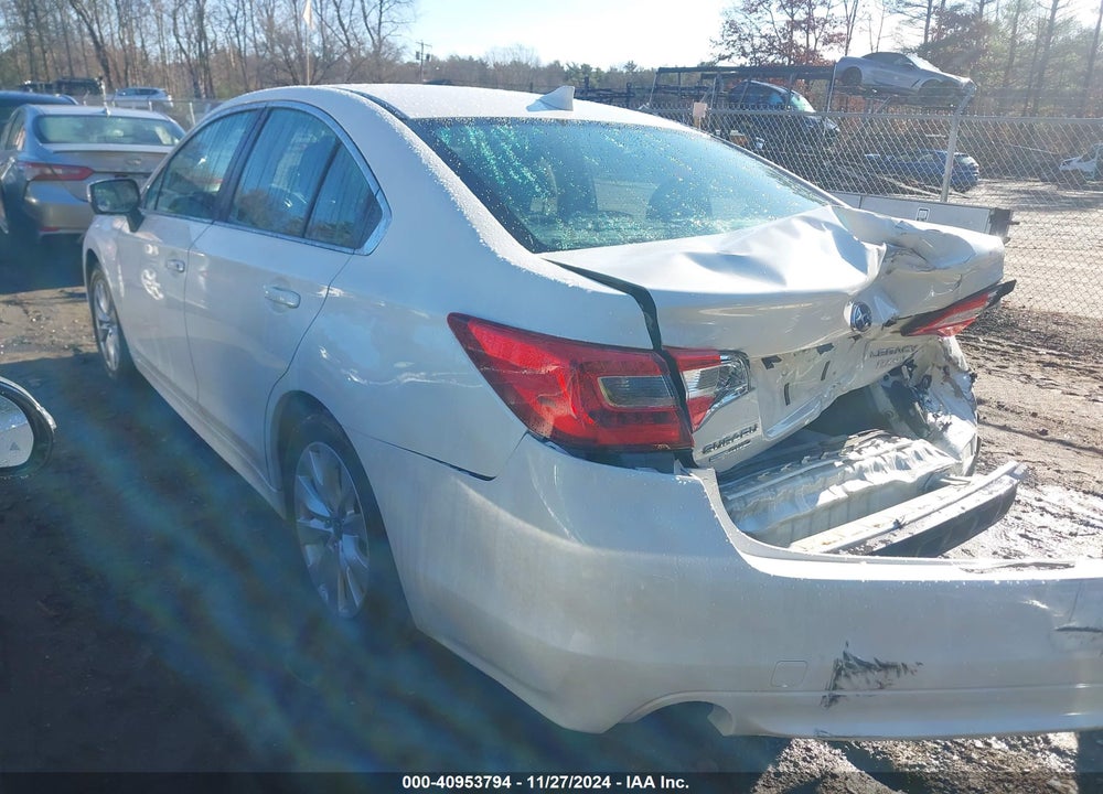 2016 SUBARU LEGACY 2.5I PREMIUM VIN: 4S3BNAC60G3021455