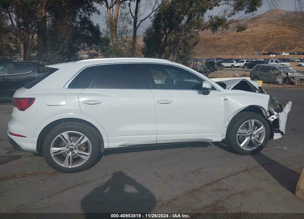 2022 AUDI Q3 PREMIUM PLUS 45 TFSI S LINE QUATTRO TIPTRONIC VIN: WA1EECF3XN1067601