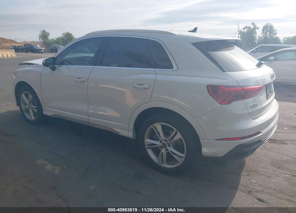 2022 AUDI Q3 PREMIUM PLUS 45 TFSI S LINE QUATTRO TIPTRONIC VIN: WA1EECF3XN1067601
