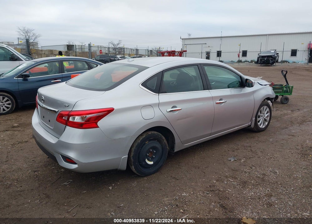 2019 NISSAN SENTRA SV VIN: 3N1AB7AP4KY367840