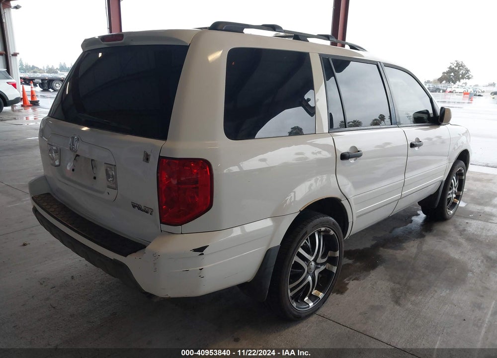 2005 HONDA PILOT EX-L VIN: 2HKYF18625H521263