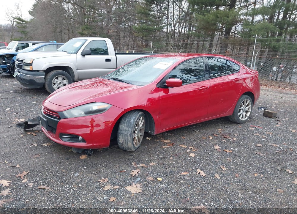 2013 DODGE DART RALLYE VIN: 1C3CDFBA8DD107200