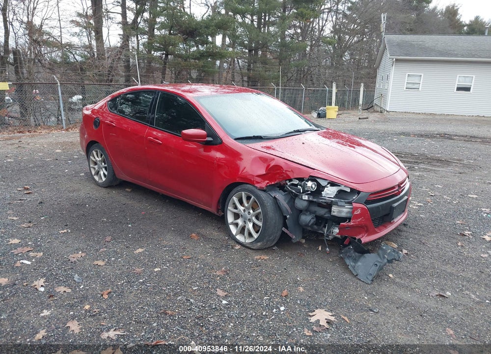 2013 DODGE DART RALLYE VIN: 1C3CDFBA8DD107200
