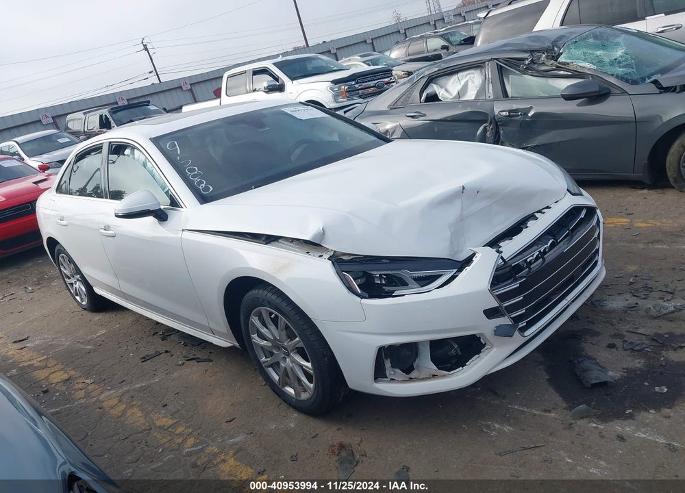 2020 AUDI A4 PREMIUM 40 TFSI FRONT-WHEEL DRIVE S TRONIC VIN: WAUGMAF48LA049588